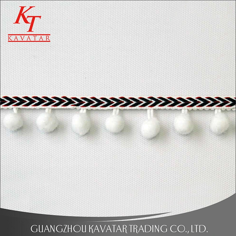 Wholesale custom colorful pom pom trimming
