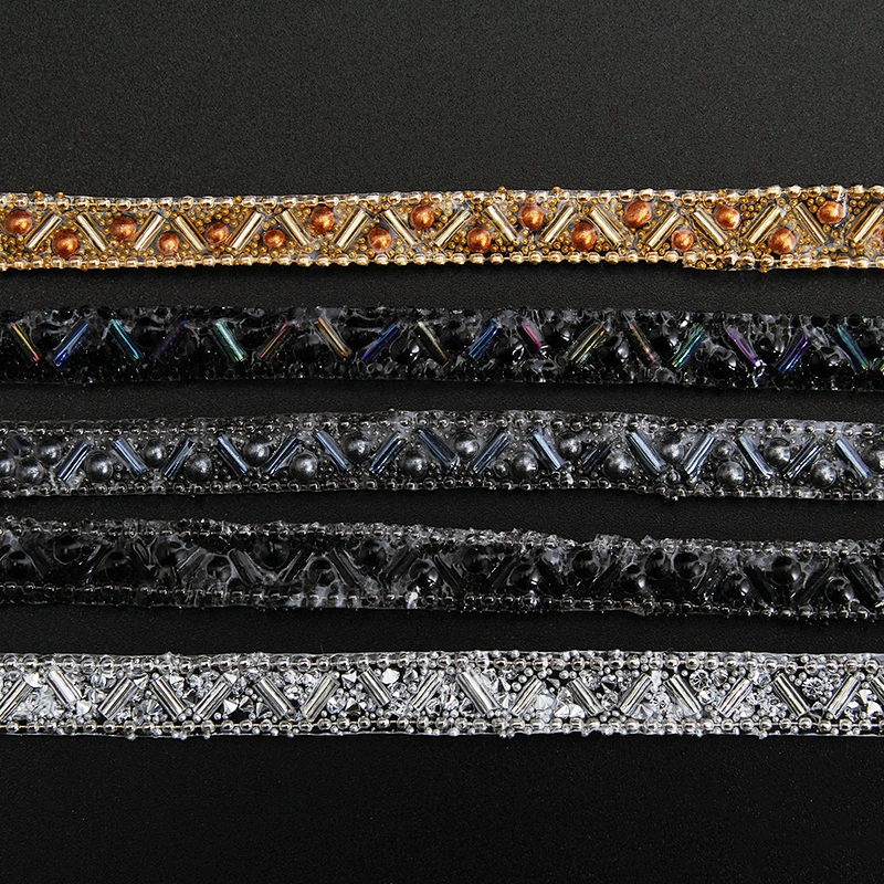 Kavatar Wholesale Hotfix Trim Trim Fringe For Dresses DIY Garment Accessory Iron on Trims
