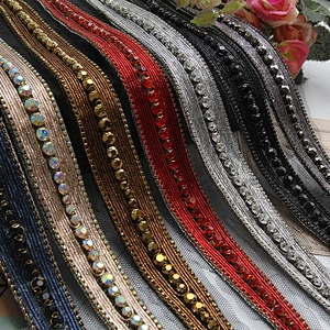 wholesale custom Patches Iron on patches with rhinestone clothing patch 3d rhinestones