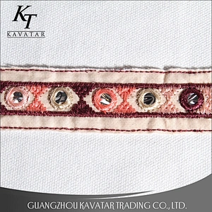Fashion new style mirror white lace trimming