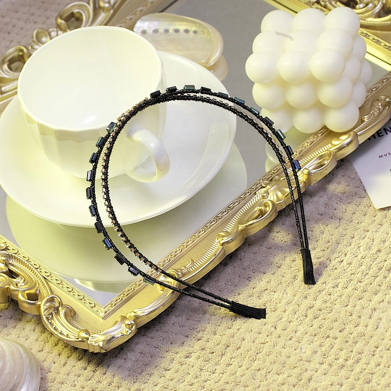 Euramerican simple Korean version of rhinestone headband party party accessories headband