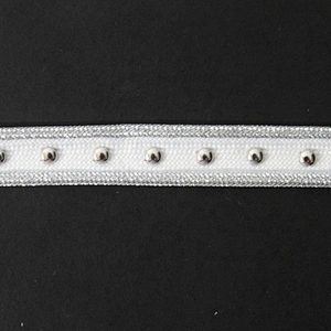 beaded ribbon trim Studs trim ribbon diy handmade costume dress sewing Design Rivets Trims