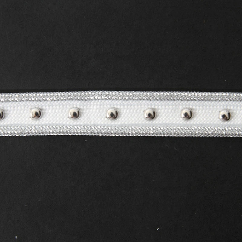 beaded ribbon trim Studs trim ribbon diy handmade costume dress sewing Design Rivets Trims