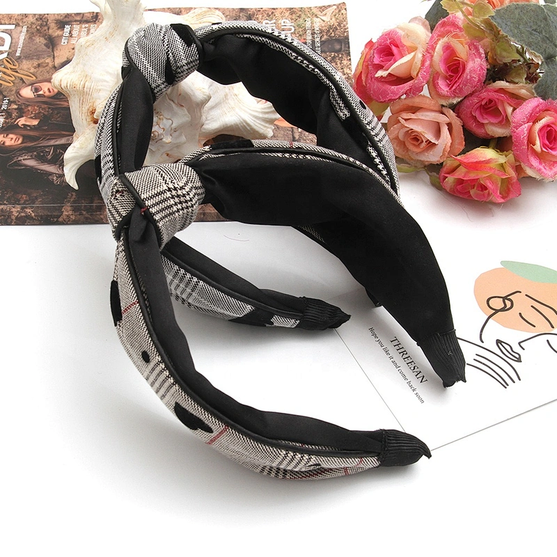 fashion  2020  wholesale rhinestone headbands for girls hair accessories ,designer headbands Custom Winter headband
