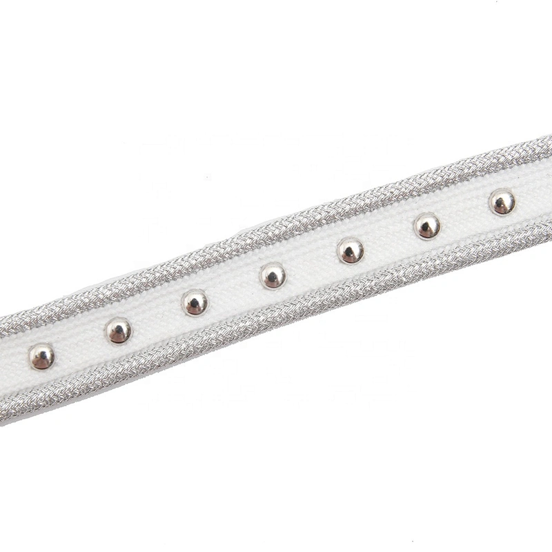 beaded ribbon trim Studs trim ribbon diy handmade costume dress sewing Design Rivets Trims