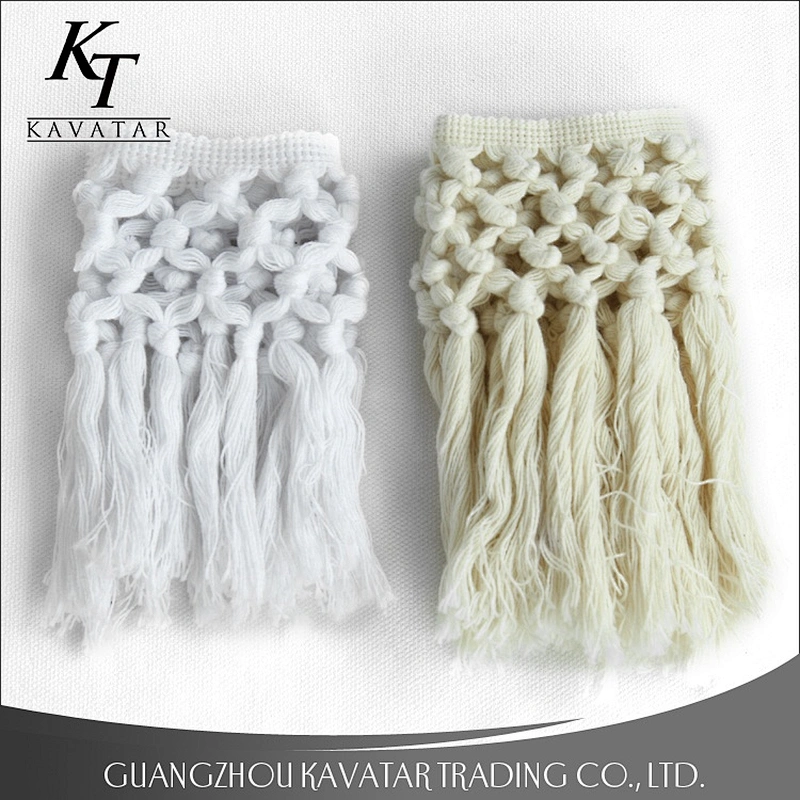 Wholesale White Tassel Fringe Trimming For Decoration
