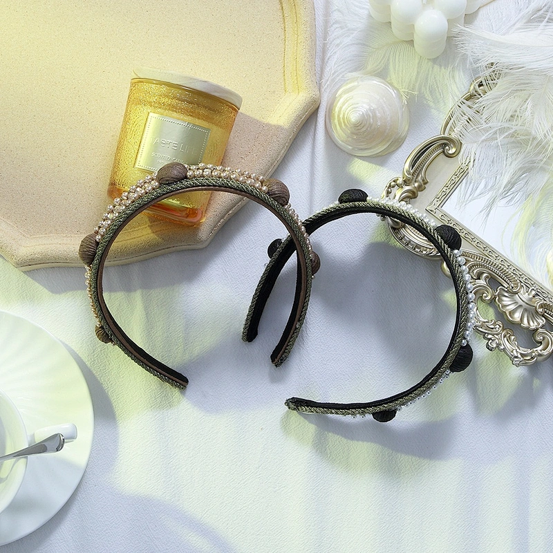 Fashion headbands 2020  hairbands for women headband beaded baroque headbands