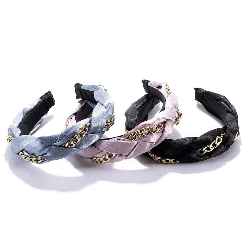 American and Korean winter wide band fashion web celebrity street party hair accessories  rhinestone designer headbands