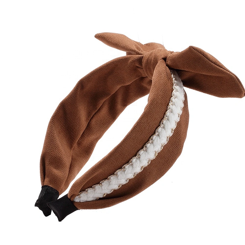 Fashion headbands 2020 baroque headbands  ,Korean version of winter plush party fashion headband
