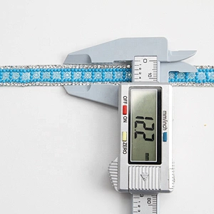 Kavatar 2020 square pattern Hotfix Trims iron on rhinestone trim