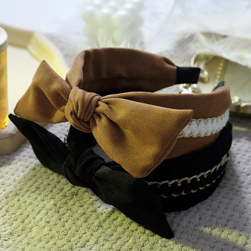 Fashion headbands 2020 baroque headbands  ,Korean version of winter plush party fashion headband