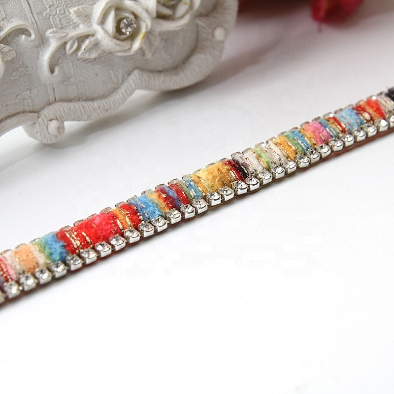 Kavatar  Wholesales Hotfix trimming rhinestone hotfix banding colorful mixed transfer tape iron trimming