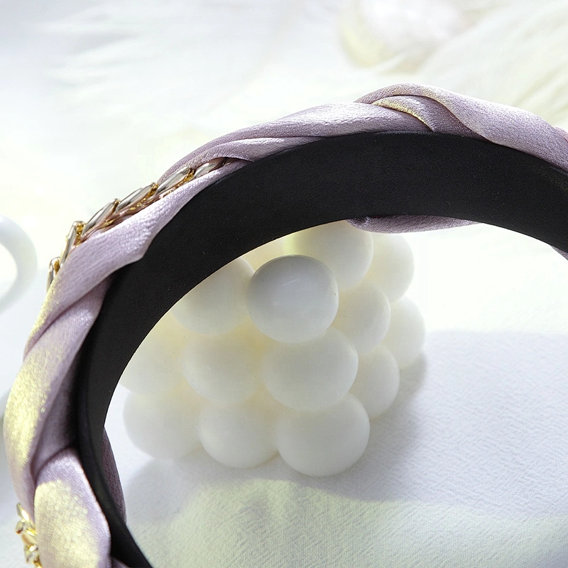 American and Korean winter wide band fashion web celebrity street party hair accessories  rhinestone designer headbands