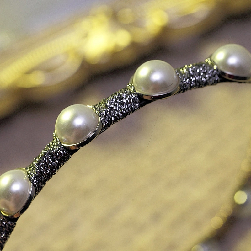 South Korea contracted pearl hair band Europe and the United States with the same fashion group headband hair accessories
