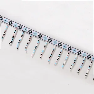 European style beaded fringe trim for curtain