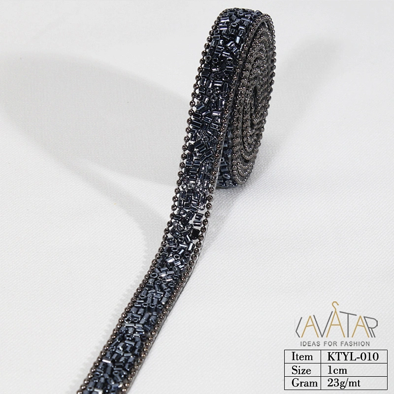 Kavatar Newest Wholesale Crystal Rhinestone Chain Trim For shoes Accessories