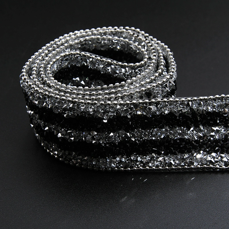 Kavatar Wholesale Theme Rhinestone 2019 Heat Transfer Designs Hot Fix Rhinestone Trim Iron on Trims