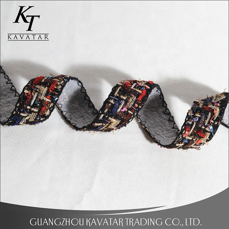 Hotsell decorative embroidery  ribbon trim wholesale