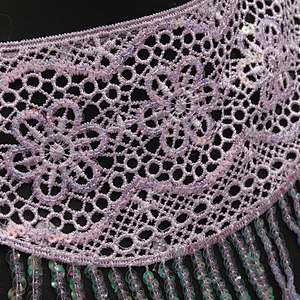 wholesale water - soluble bead embroidery clothing accessories lace embroidery fabric sequins decoration lace