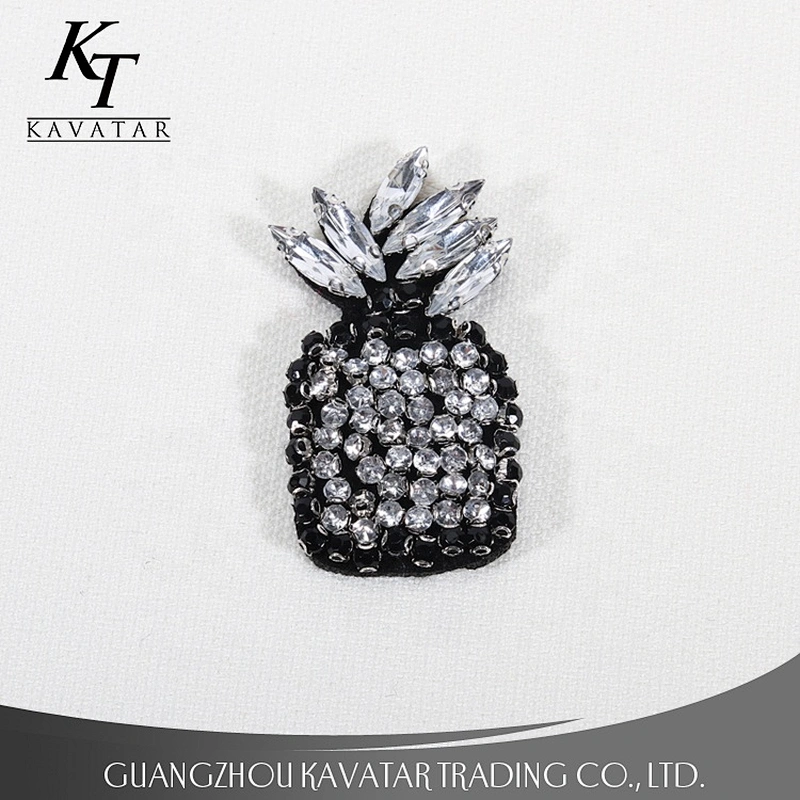 Kavatar Beaded Applique Designs Pineapple Patches For Garment