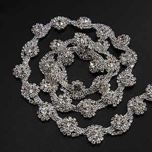 Kavatar Cheap Wholesale Simple Rhinestone Chain Choker Necklace