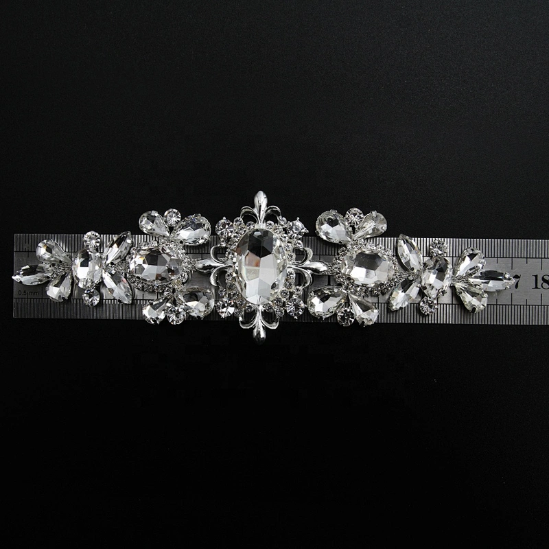 Kavatar Wholesale Crystal Patch Rhinestone Applique For Dress