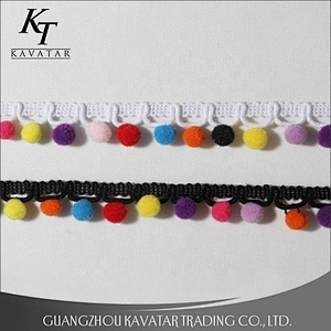 Best Seller New Design pompom Trimming For Dress