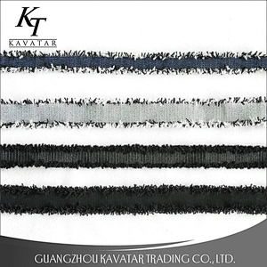 2017 High quality new design embroidery ribbon for Garment