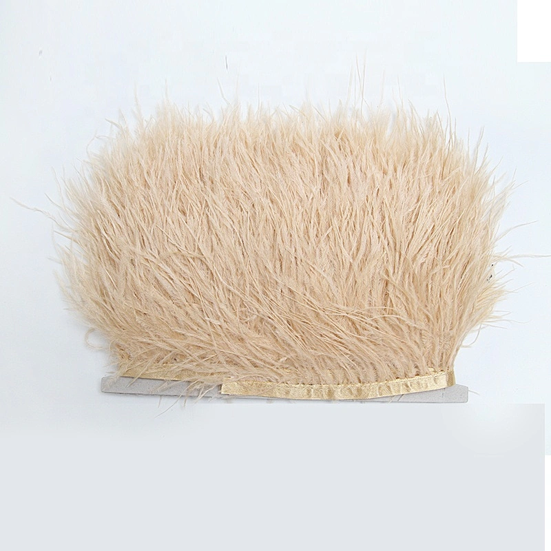 KAVATAR High quality ostrich feather decoration dress dress shoe hat ribbon feather decoration party trim craft