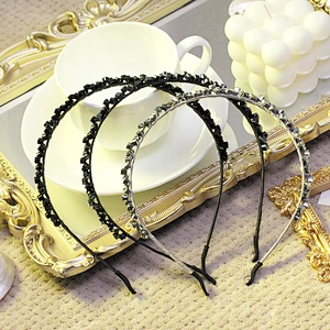 Headbands for women 2020 ,Hair band wholesale Baroque rhinestone party fashion hair band