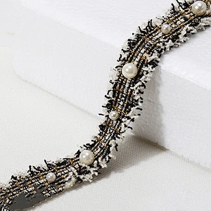 Popular modern decorative embroidery lace trim