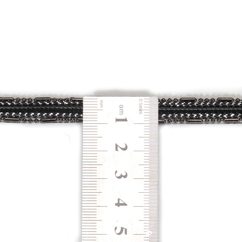 China Black Plastic Copper Beads Sequin Hot Fix Trim for Garments Bags Sandals