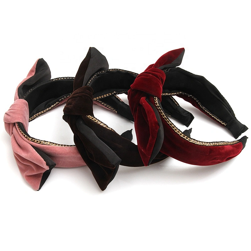 Fashion headbands  2020  pearl headband winter headband furry  butterfly for girls hair accessories
