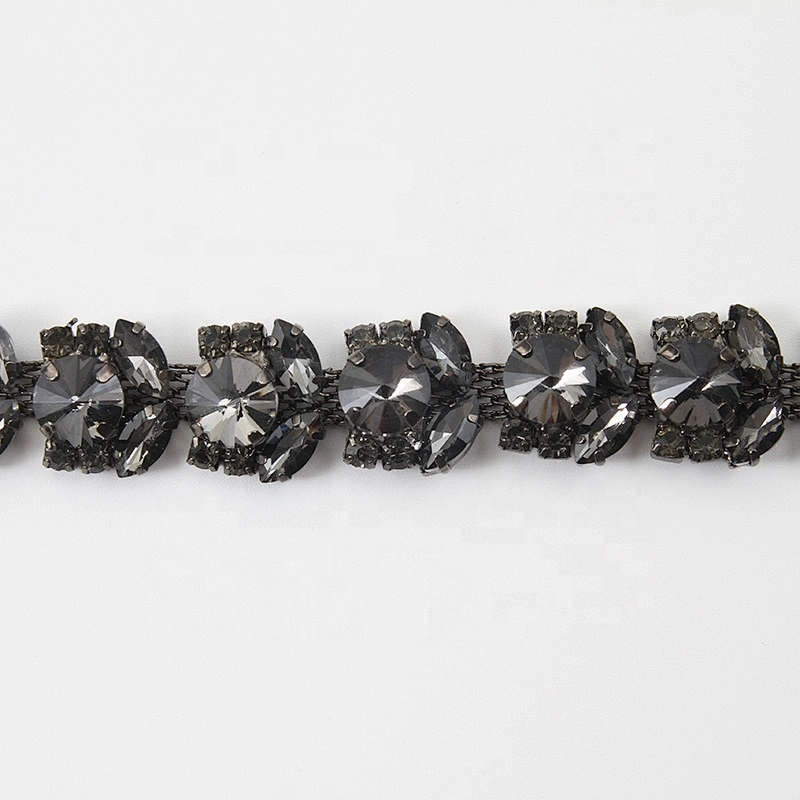 Kavatar Wholesale Rhinestone Chain Trim