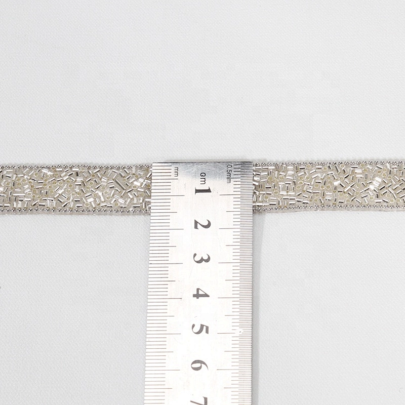 Kavatar Custom Decorative Accessories Chain Edging Pony Hot Fix Beads Trim