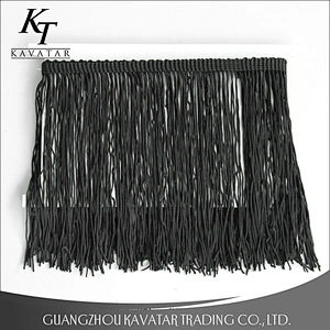 Wholesale Black Classic Tassel Polyester Fringe Trim