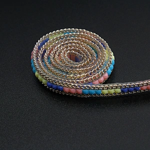 Kavatar Wholesale Hotfix Trim Cube Colors Design Fashion color and design easy transfer For Clothing Iron on Trims