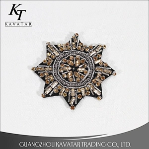 2019 New Product Sequin Glitter Rhinestone Applique For Clothes Patches