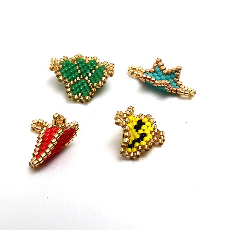 Christmas Cherry Flower Decorative Sew on Rhinestone Beaded Patches Wholesale patches for clothing