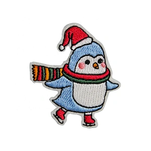 Christmas applique embroidery Clothing Christmas ornaments embroidered cloth applique high-end clothing accessories patch appliq