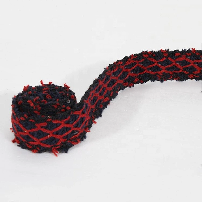 Decorative Moire ribbon Red woven ribbon