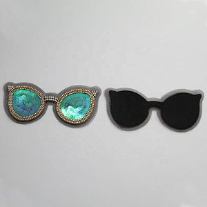 DIY Handbag Backpack Jacket Shirts Rhinestones Sunglasses Hotfix Designer Shades Glasses Patch Fashion Patch