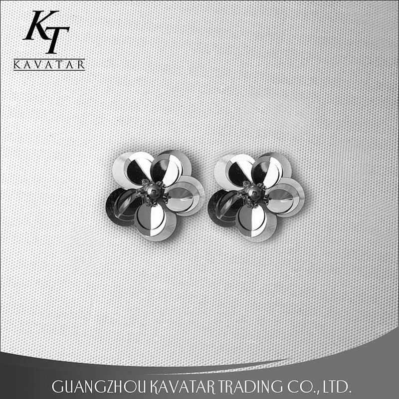 Fashion Beaded Sequins Flower Applique Patches For Dress