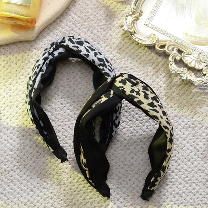 Fashion headbands 2020  baroque headbands  Han edition leopard grain    designer headbands