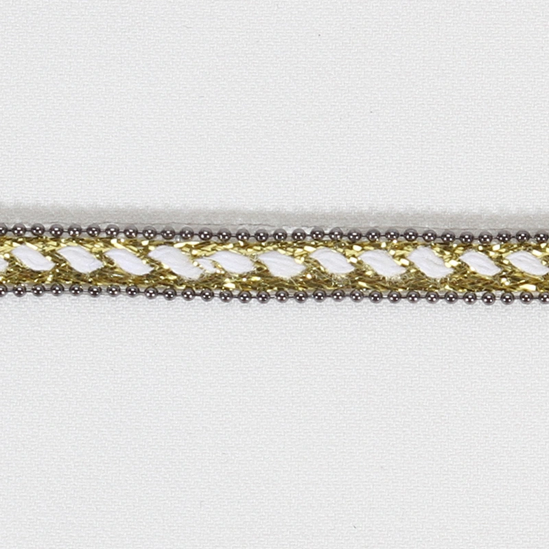 Gold Accessories Beaded Iron on Hotfix Trim for Clothes Accessories Shoes