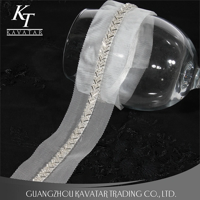 New Style Embroidery Mesh Beaded Lace Trims