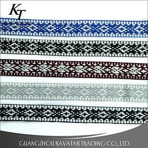Wholesale ethnic jacquard ribbon trim,customized design embroidery ribbon tape for garment