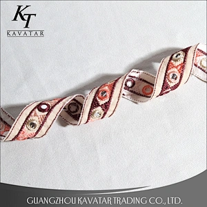 Fashion new style mirror white lace trimming