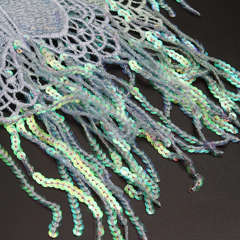 Wholesale water - soluble bead embroidery lace clothing accessories can be decorated wedding dress shoes and hats