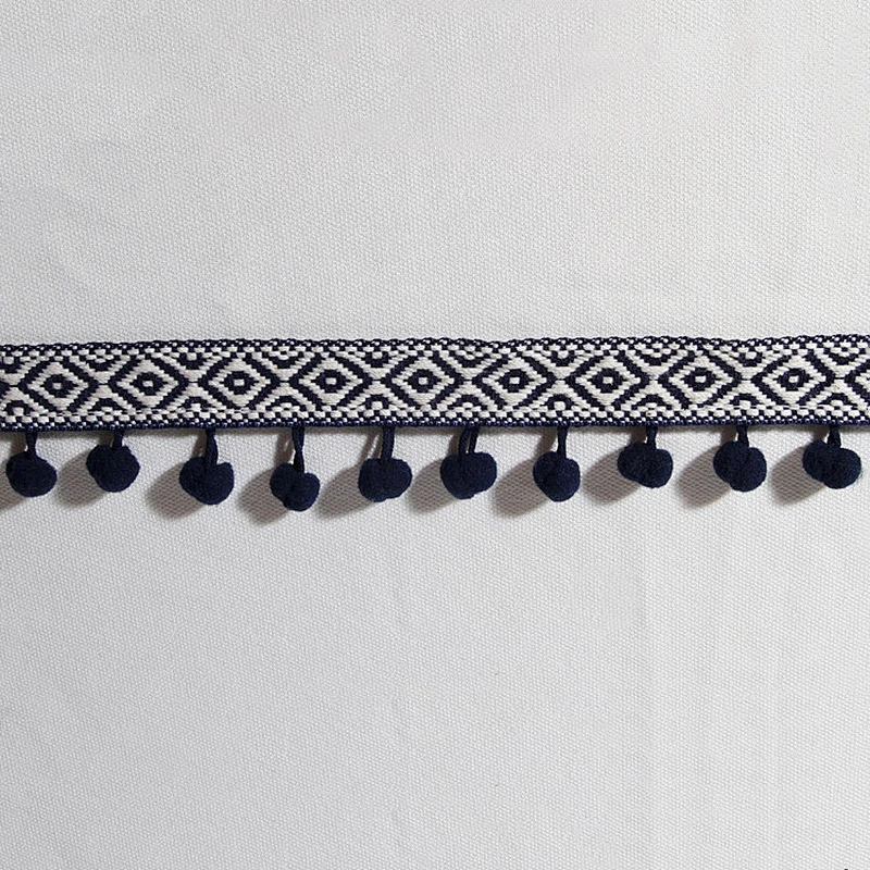 Garment accessories ball fringe trim for decoration,wholesale india pom pom trim